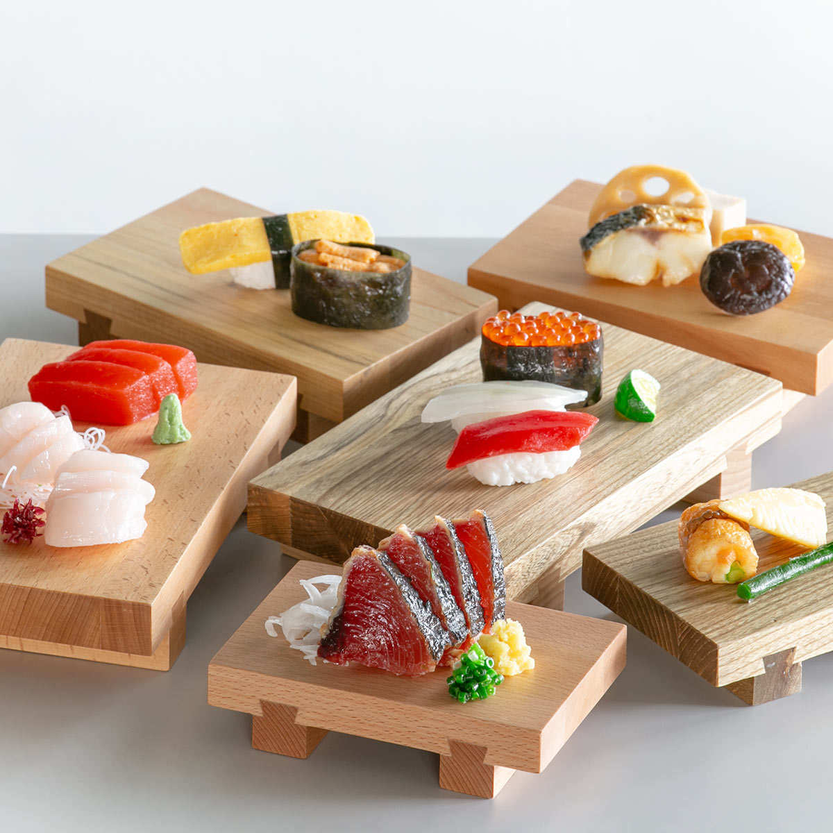 寿司下駄 M 18cm SUSHIGETA 天然木 （ 寿司盛り台 寿司ゲタ 盛台 盛り