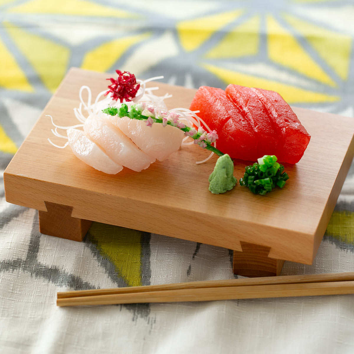 寿司下駄 M 18cm SUSHIGETA 天然木 （ 寿司盛り台 寿司ゲタ 盛台 盛り