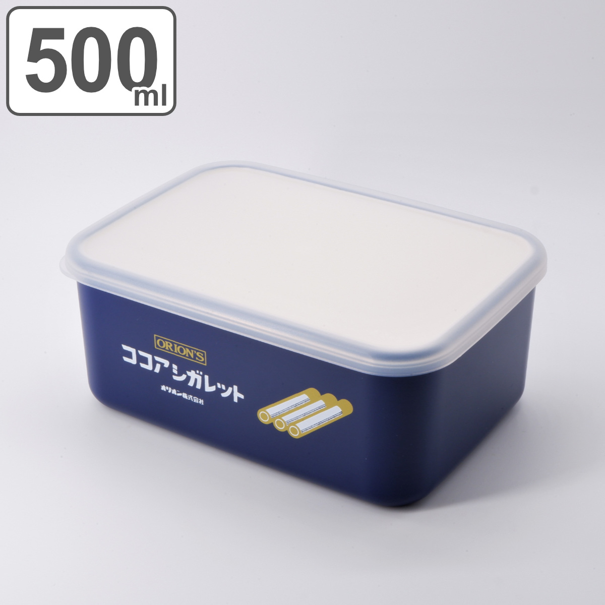 弁当箱 500ml 1段 レトロダガシ コンテナランチボックスM ココア