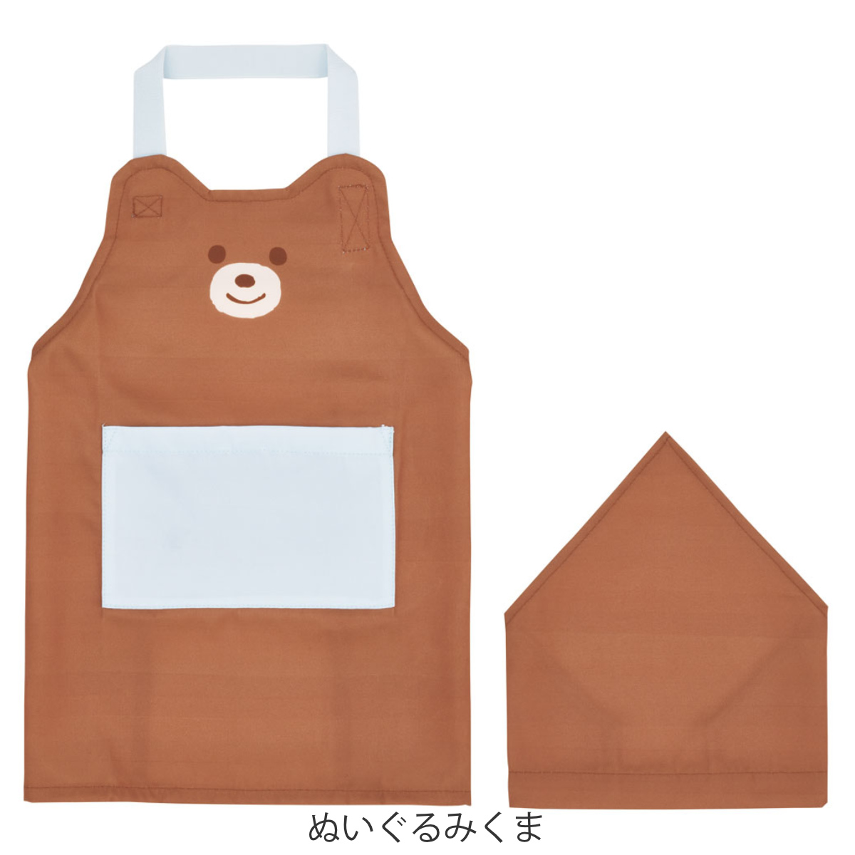楽天市場】子供 エプロン かぶるだけ 三角巾 セット キッズ