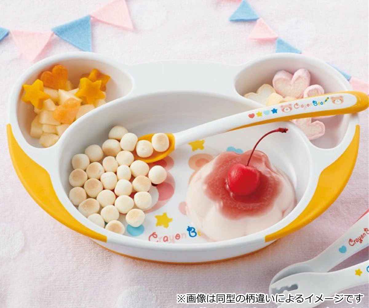 キーホルダー　ステーキ　スクイーズ　皿部品一部破損 スケーター ランチ皿 ベビー すくいやすいランチ皿