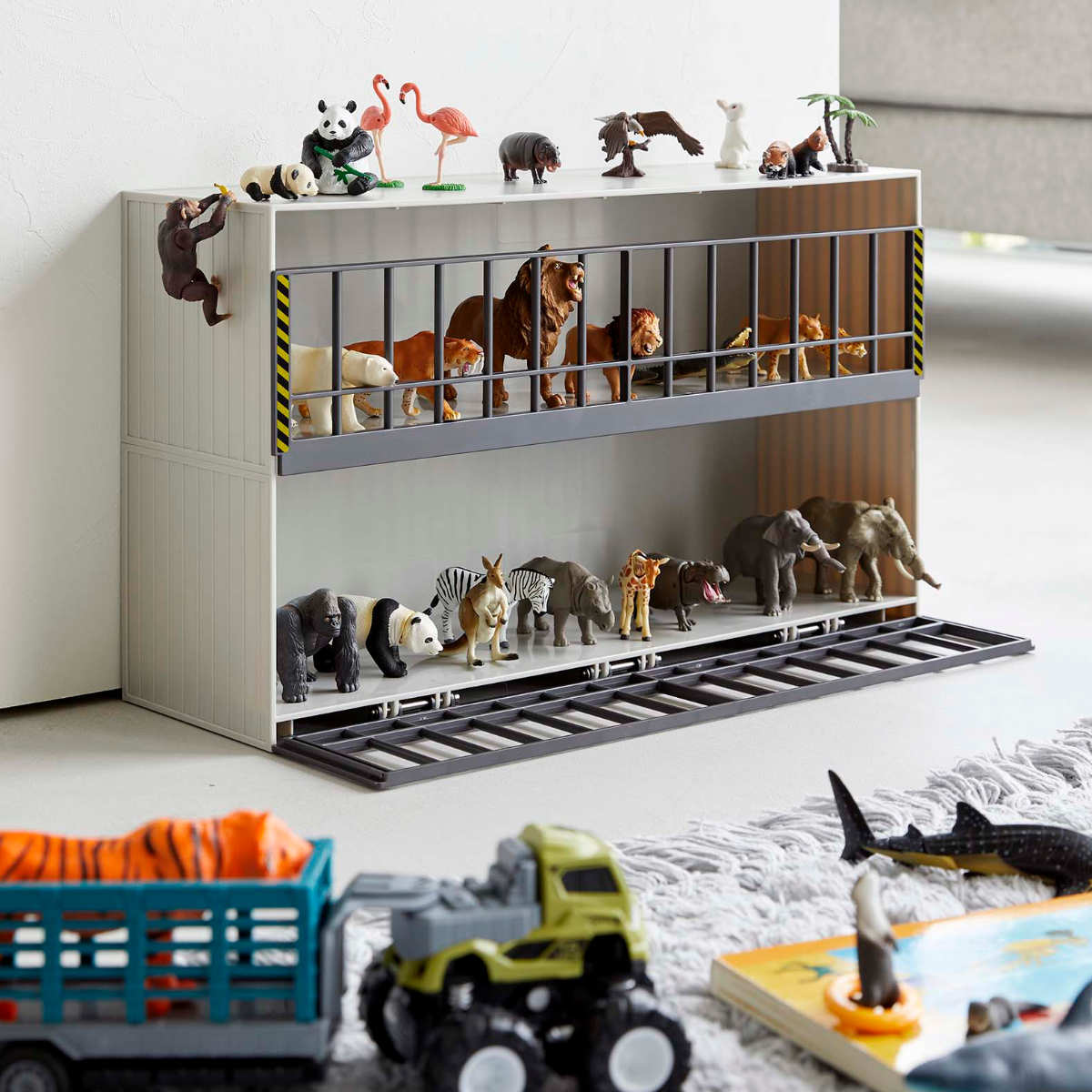 tower 山崎実業 恐竜収納ラック タワー （ 4903208058087 タワー