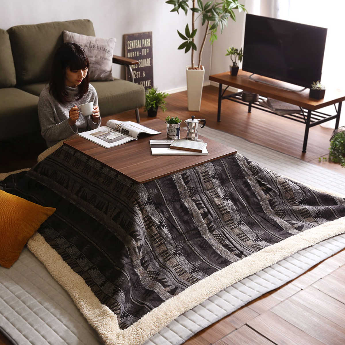 ホームテイスト（HOME taste） こたつ 幅70cm テーブル カジュアル