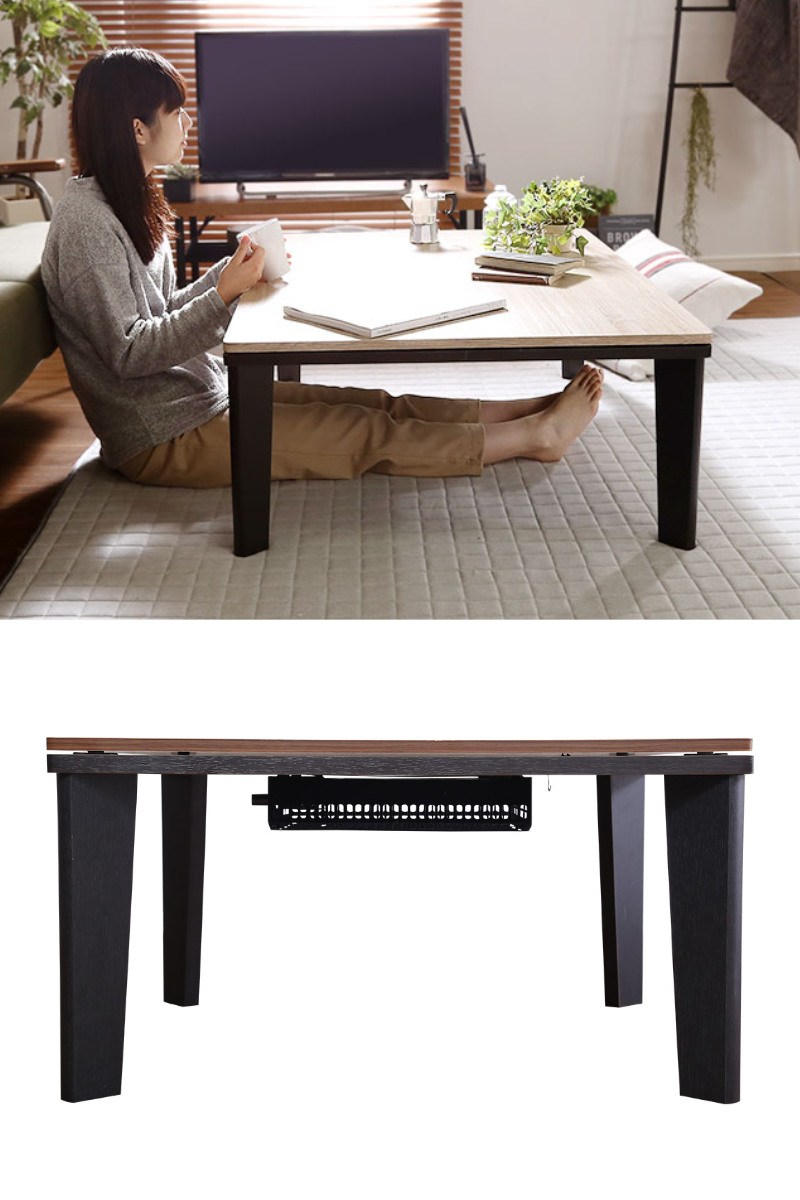 ホームテイスト（HOME taste） こたつ 幅105cm テーブル カジュアル