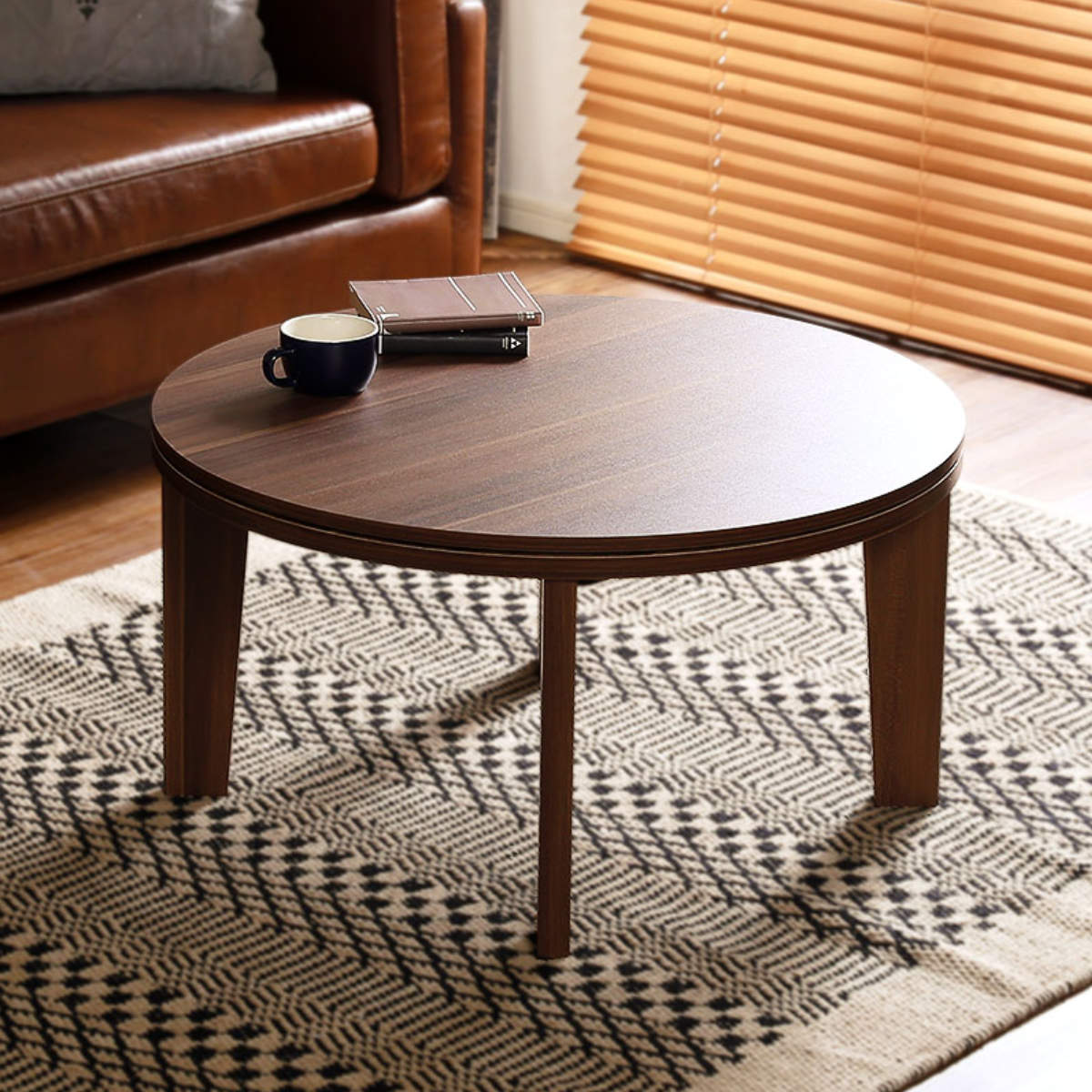 ホームテイスト（HOME taste） こたつ 幅70cm 円形 テーブル