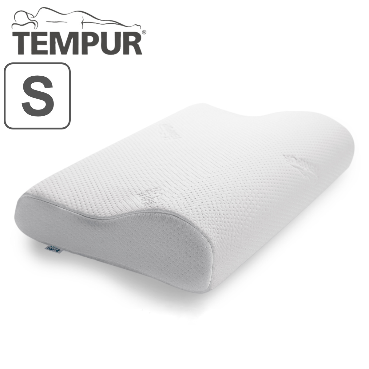 テンピュール 枕 オリジナルネックピロー Sサイズ （ TEMPUR まくら 化粧箱 肩こり 首こり 安眠 抗菌防臭 3年保証 ）