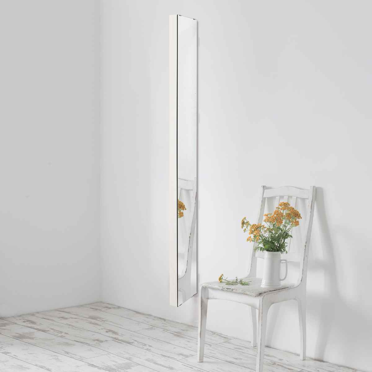 塩川光明堂 ミラー 壁掛け ウォールミラー アングル 20×150cm （ 鏡