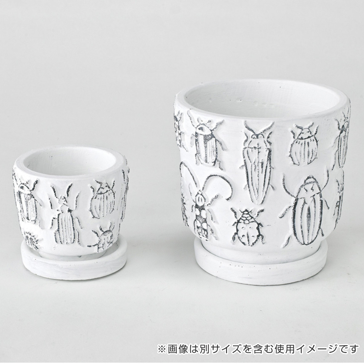 SPICE of Life 植木鉢 レリーフ プランター インセクト 2号
