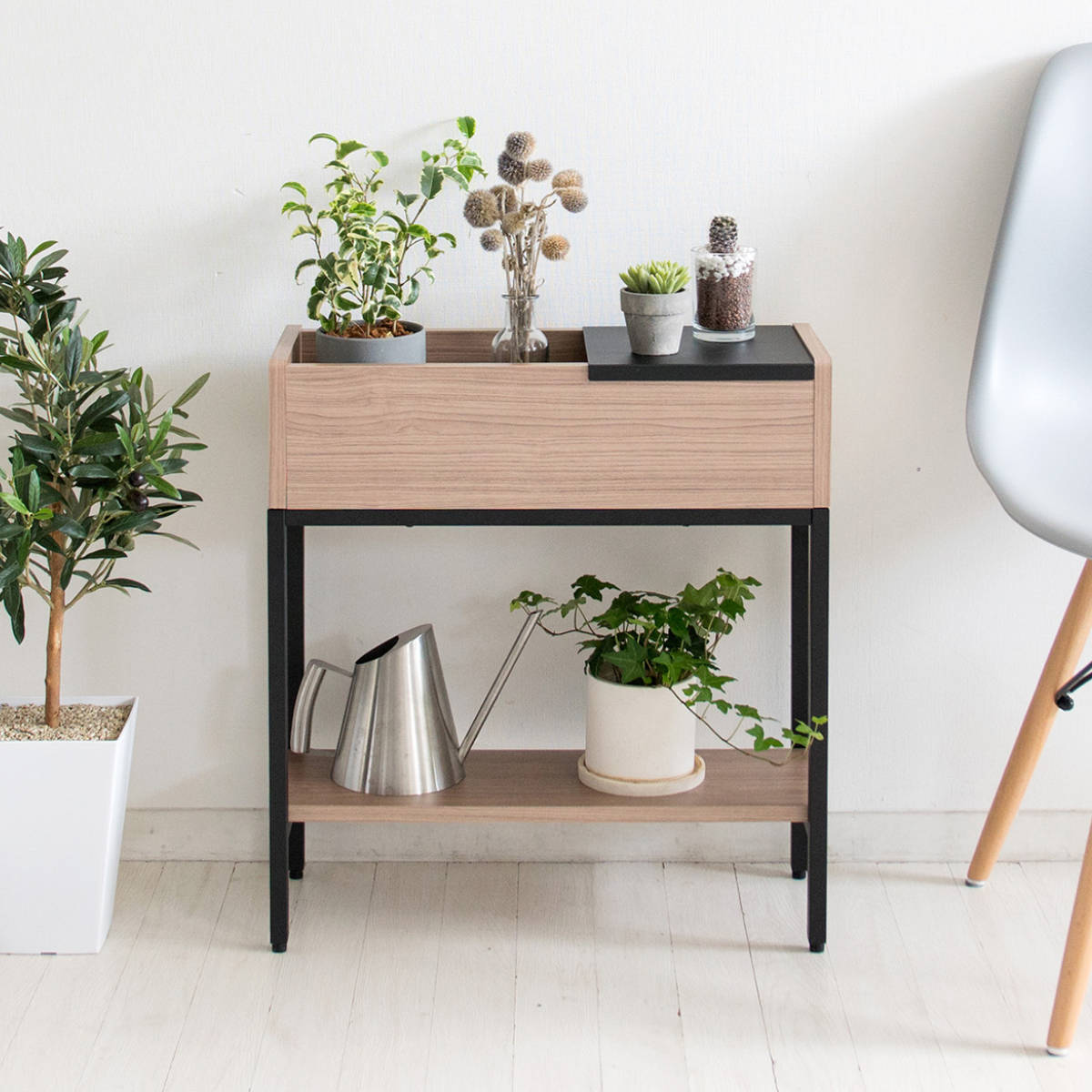 プランターラック プランターサイドテーブル （ プランター台 フラワー