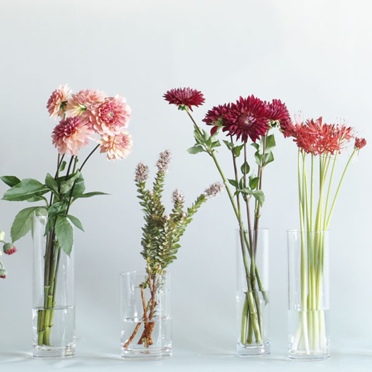 花瓶 PV角柱 幅15x奥行15×高さ50cm ポリカーボネイト （ 花びん 花器