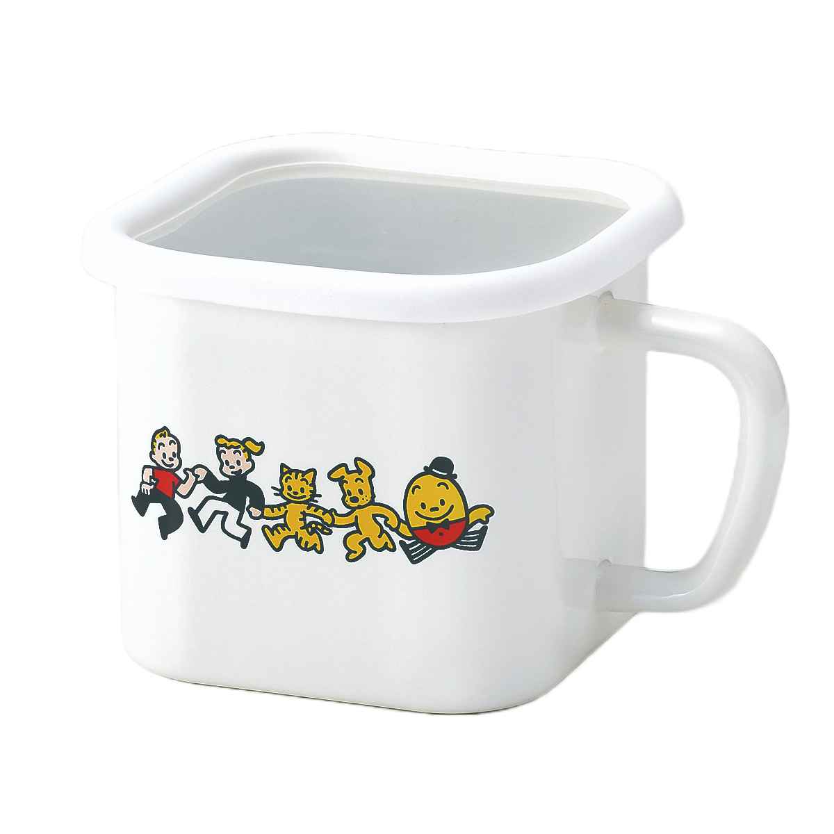 SASATORA ホーロー 3個セット　琺瑯　昭和レトロ　匿名配送 タマハシ 保存容器 1.45L オサムグッズ ホーロースクエアポット