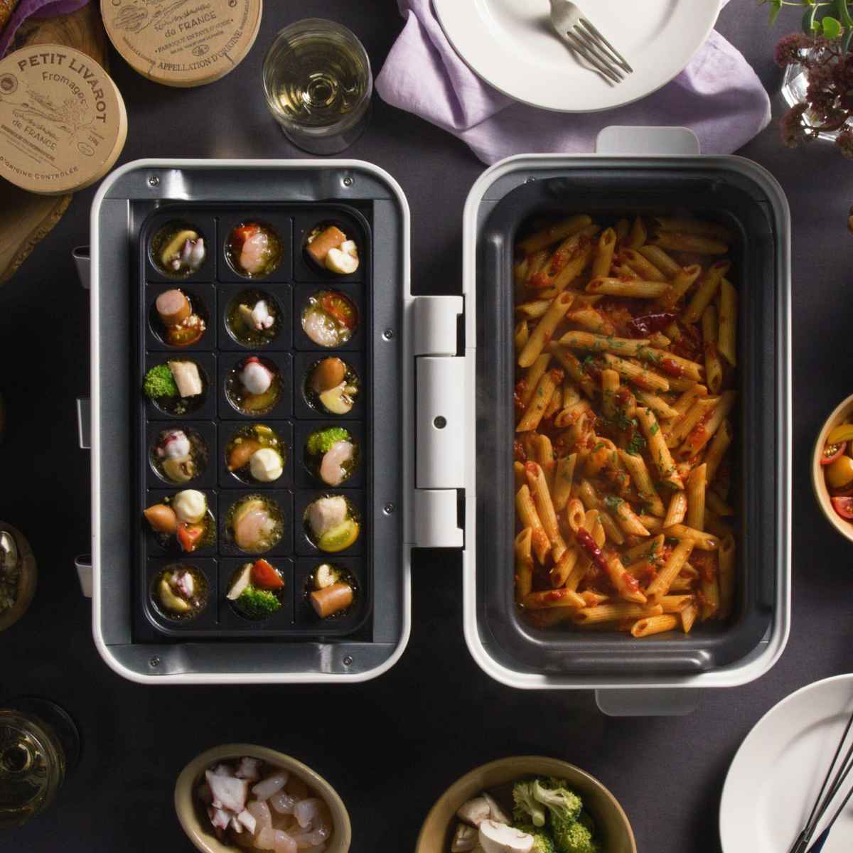 AINX スマートトースターグリル ホットプレート トースター トップ