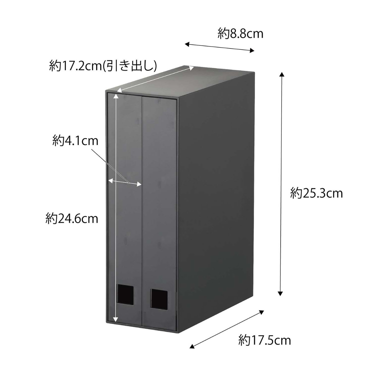山崎実業 tower ネックレス&ピアス収納ケ...の詳細画像3