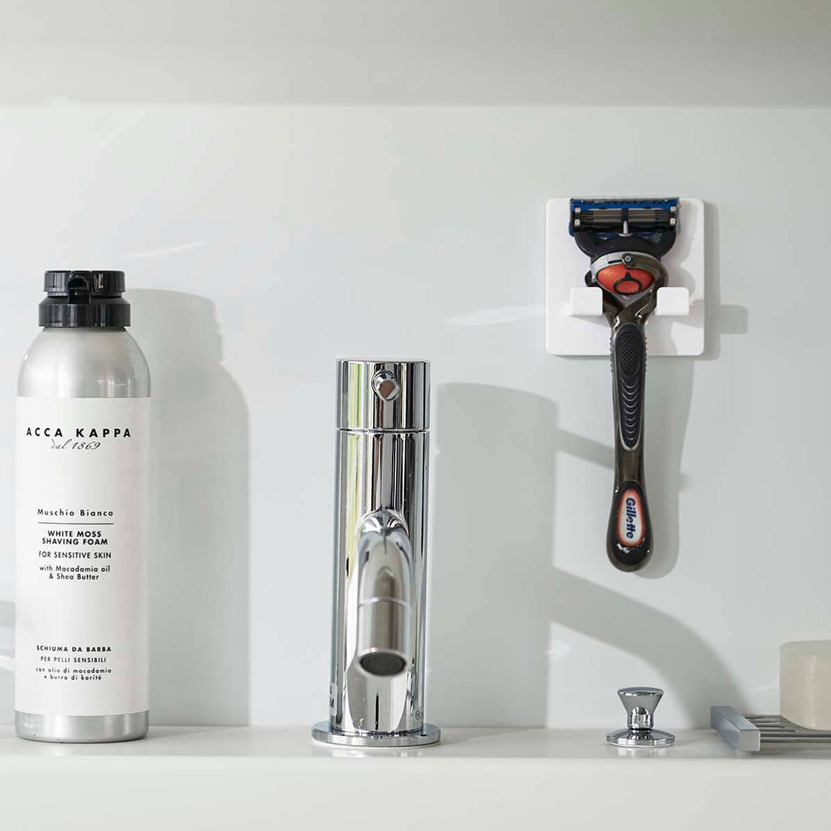 山崎実業 mist フィルムフック シェーバーホルダー ミスト