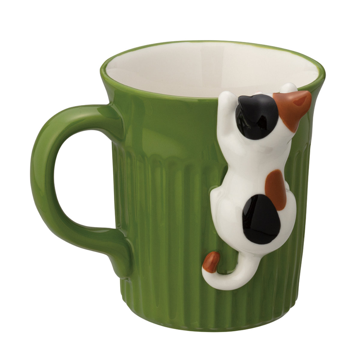 マグカップ 250ml にらめっこ猫マグ 陶器 （ マグ コップ カップ ネコ