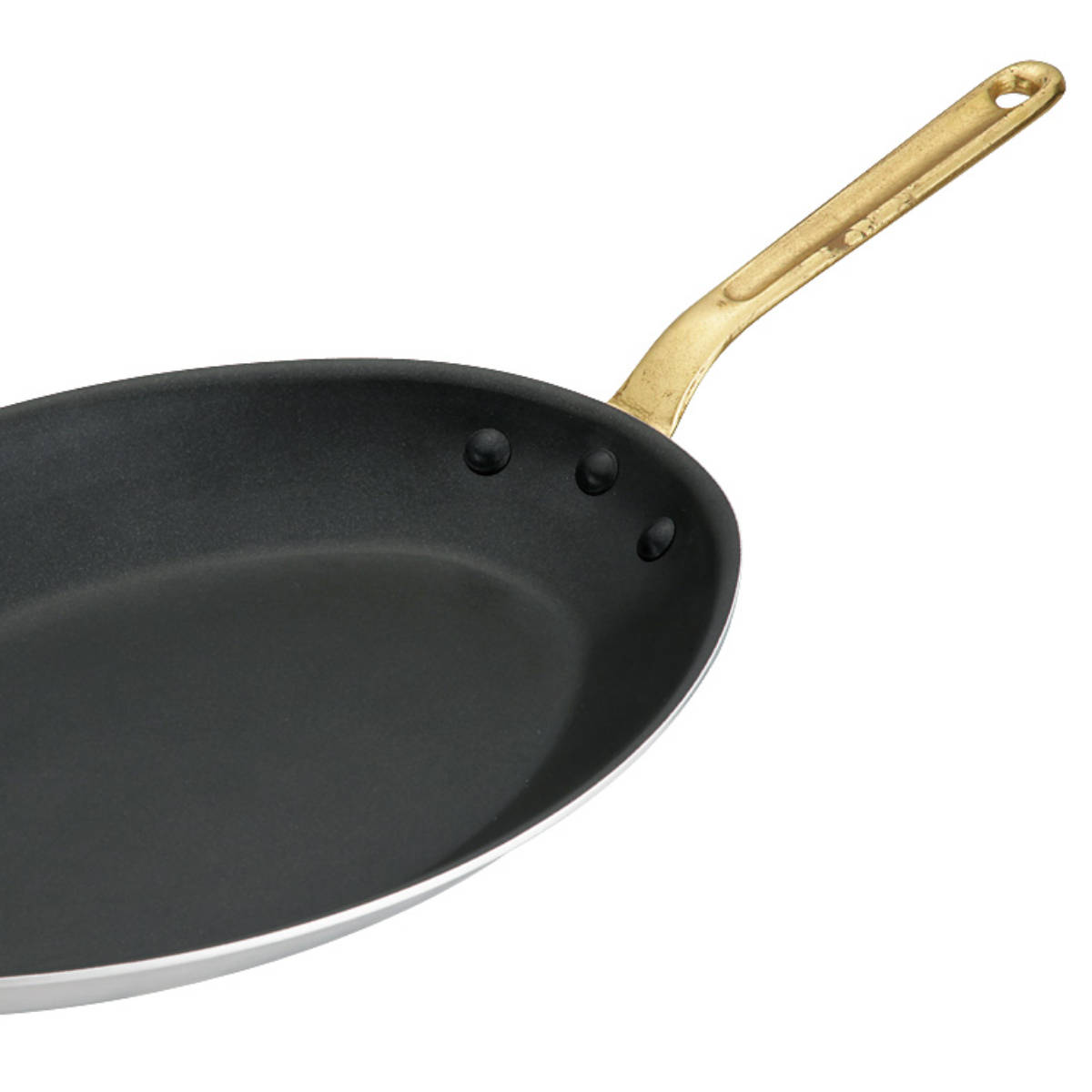 オーバル型フライパン 32cm 縦型 アルミ製 フッ素樹脂加工 中尾アルミ