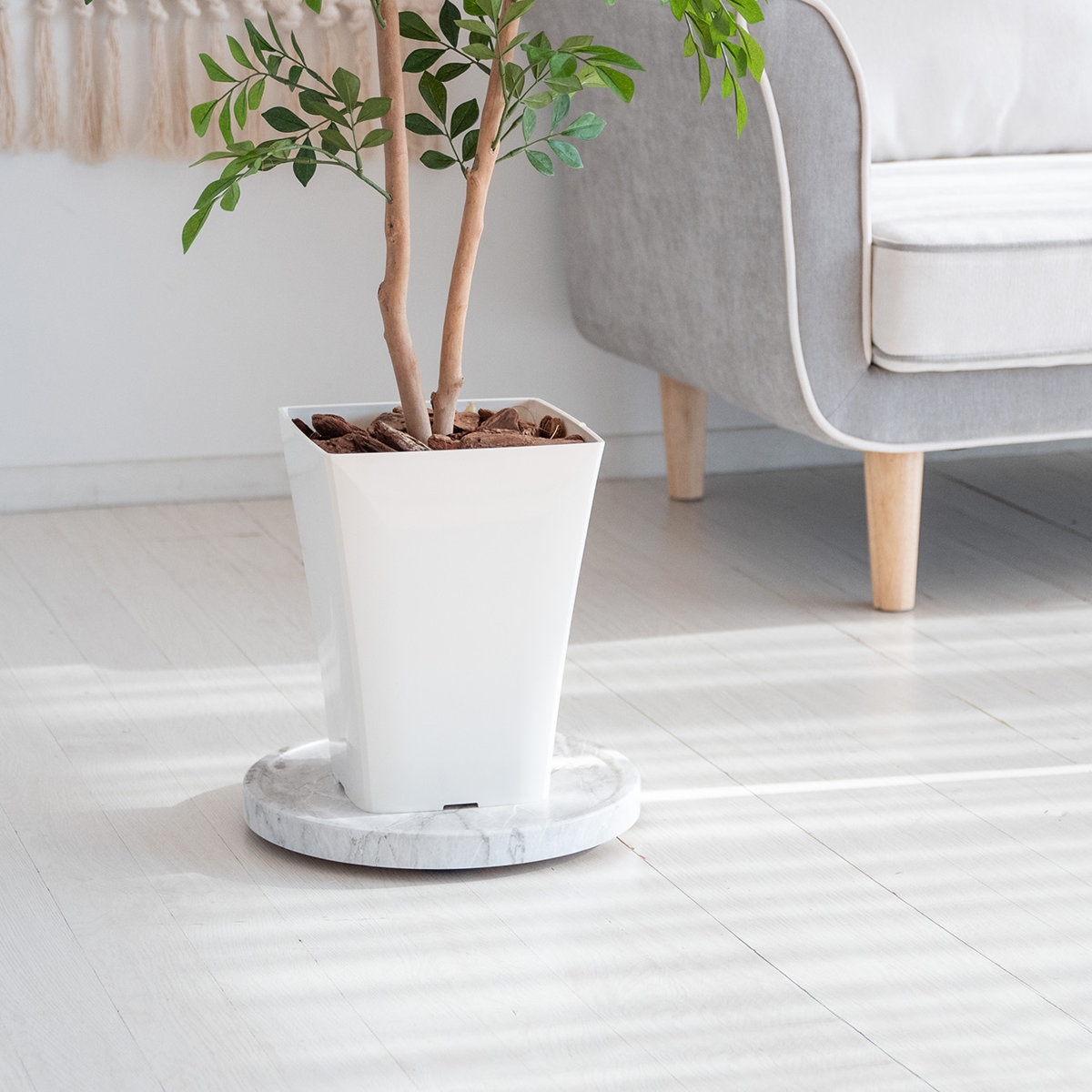 宮武製作所 プランタースタンド Treno 直径30cm キャスター付き