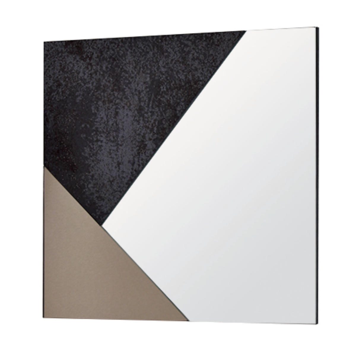 塩川光明堂 ミラー 壁掛け ウォールミラー イージス 45×45cm （ 鏡