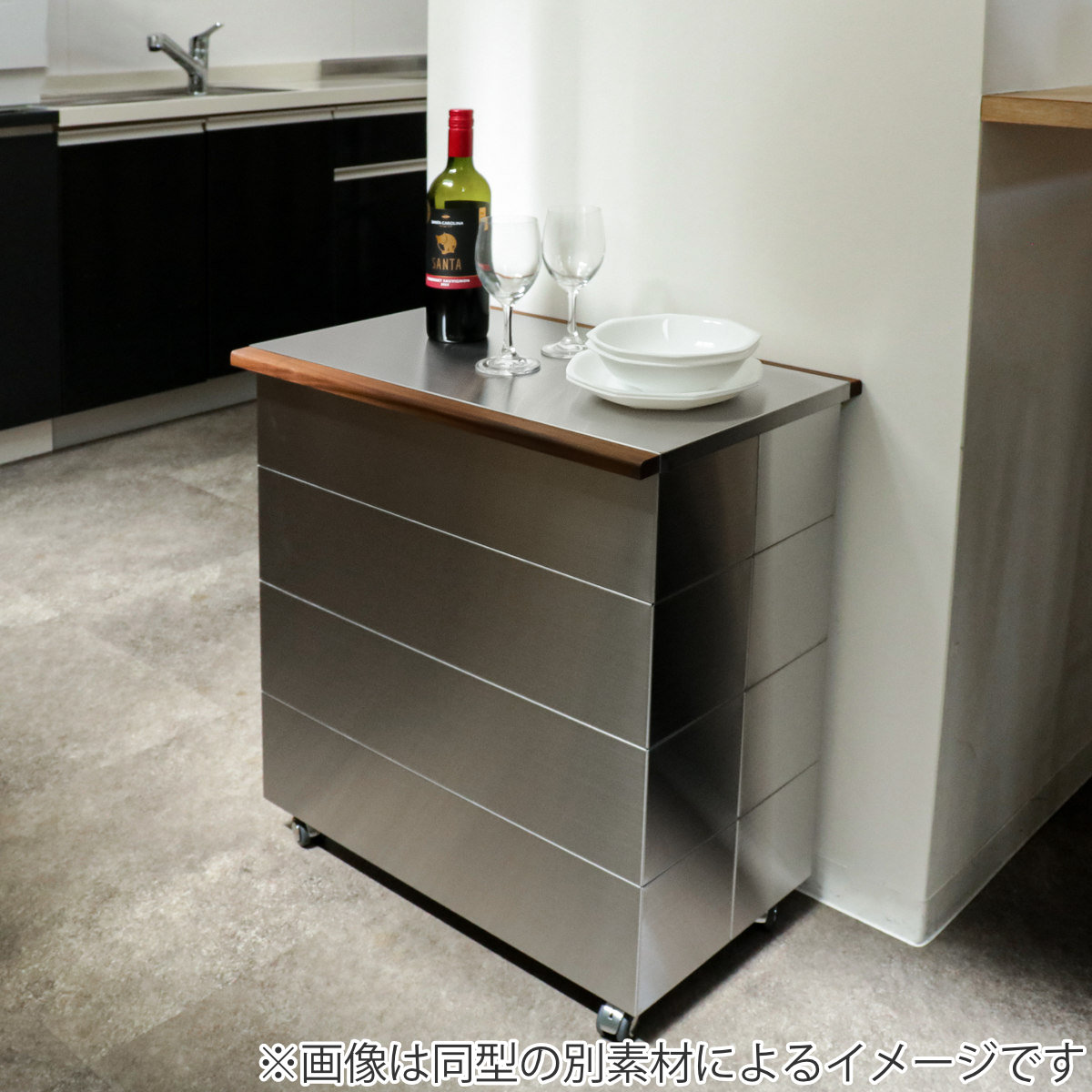 ゴミ箱 90L CUBOID ダブル天然無垢蓋 （ KENNER ごみ箱 90リットル 45