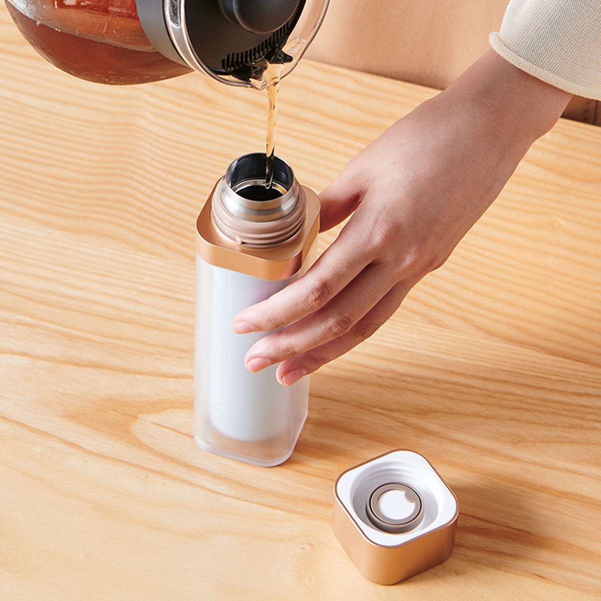 天馬 （在庫処分特価） マグ 保温 保冷 230ml リリシ―ボトル キュート