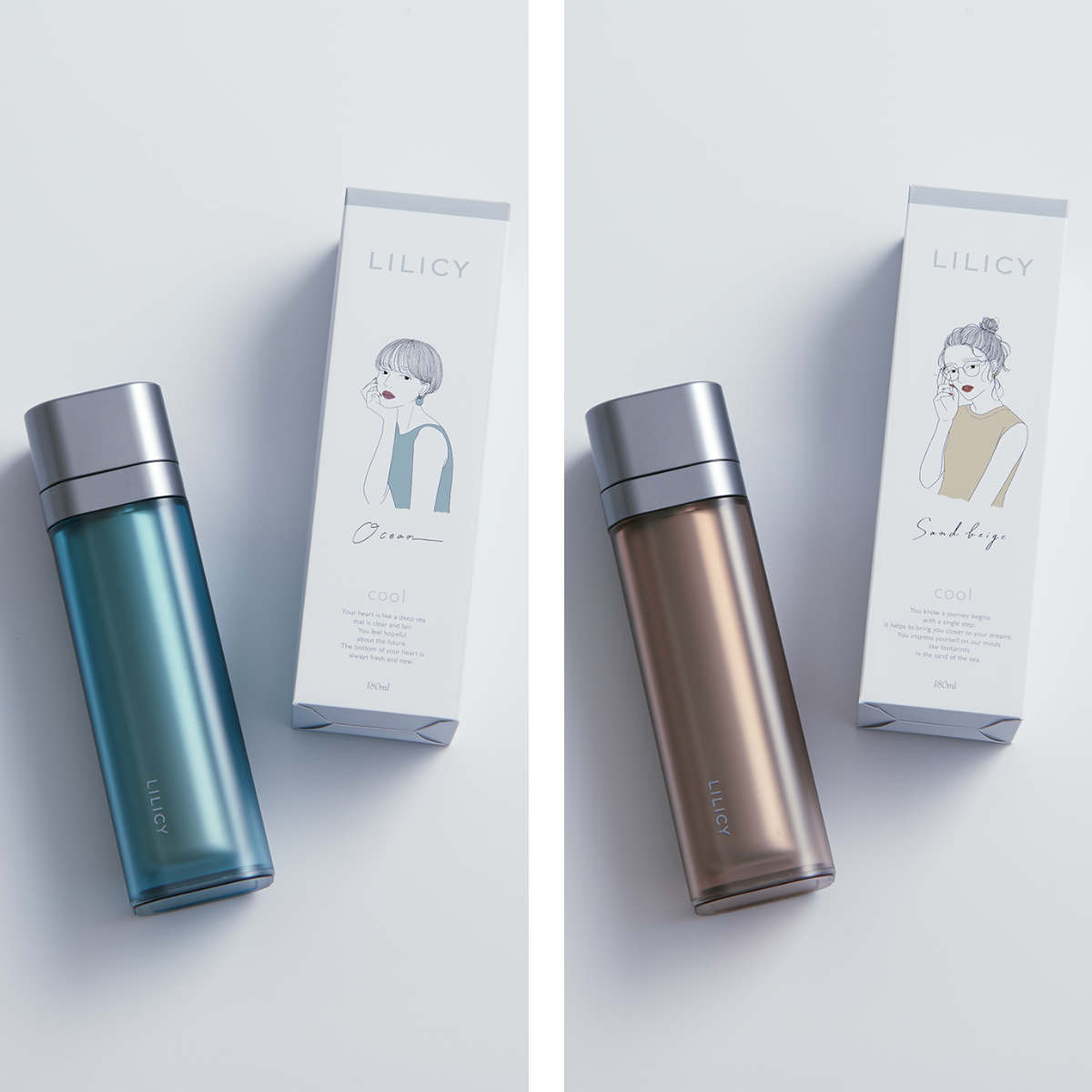 天馬 水筒 保温 保冷 180ml リリシ―ボトル クール （ 直飲み LILICY