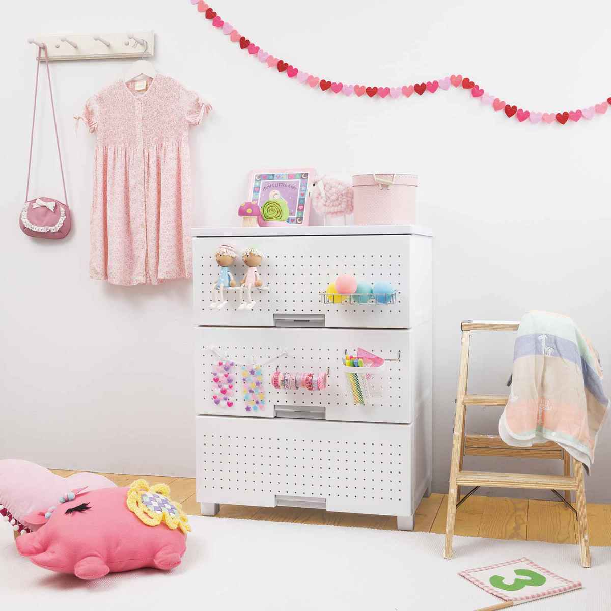 Fits チェスト フィッツプラス デコ 5段 幅65×奥行41×高さ105cm