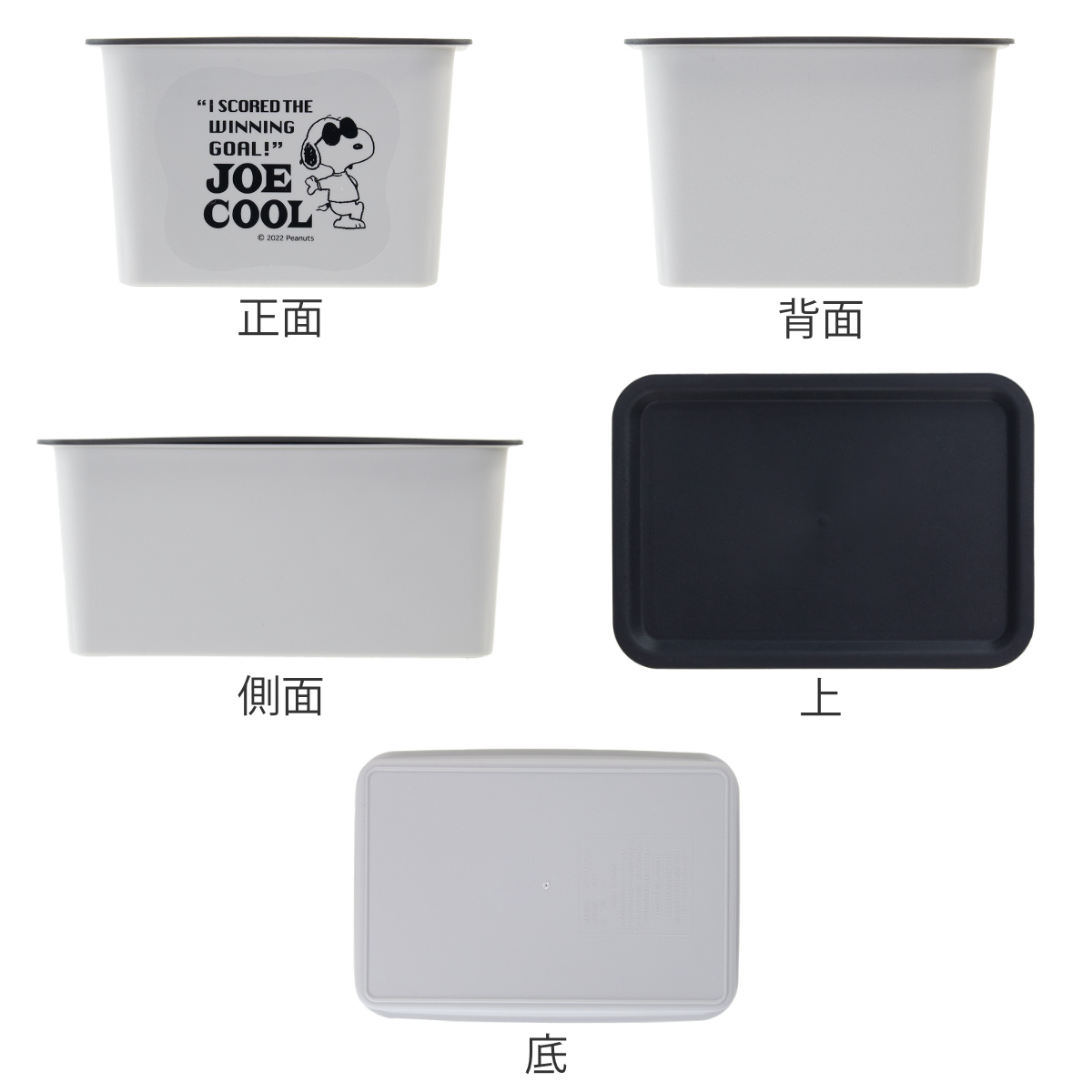 錦化成 収納ボックス S 幅19×奥行27×高さ12cm スヌーピー