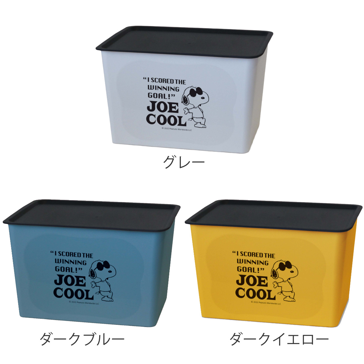 錦化成 収納ボックス L 幅38×奥行27×高さ24cm スヌーピー コレクトBOX