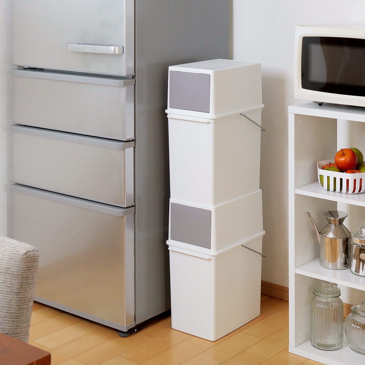 吉川国工業所 ゴミ箱 17L フロントオープン トラッシュビン ベーシック