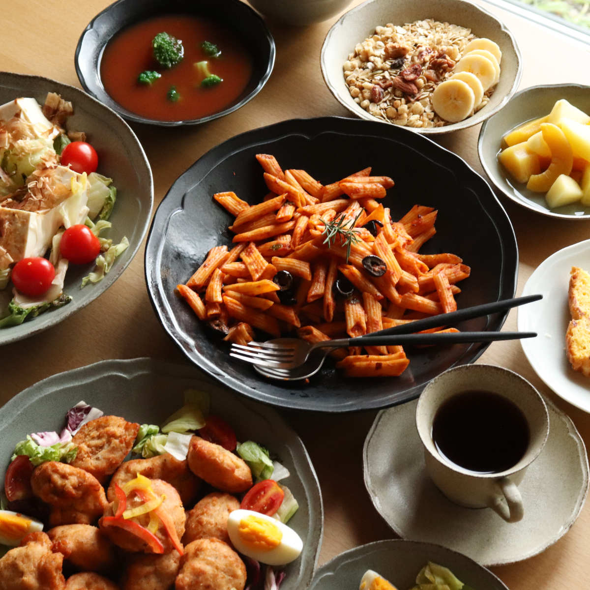 プレート 27cm 梨花 磁器 （ 食洗機対応 電子レンジ対応 大皿 深皿