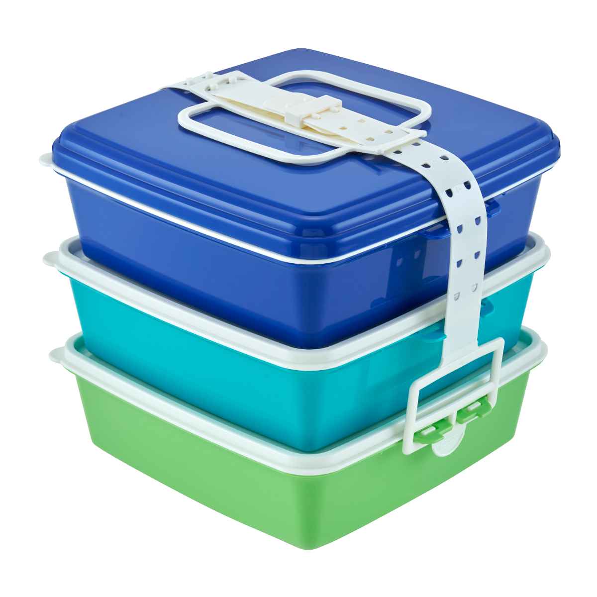 お弁当箱 ピクニックケース 3段×2500ml （ ピクニックランチボックス