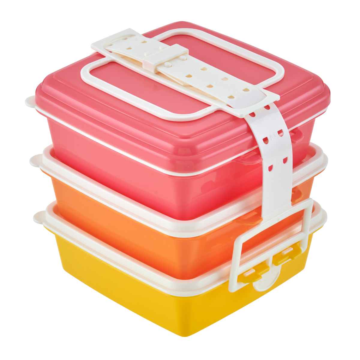 お弁当箱 ピクニックケース 3段×920ml （ ピクニックランチボックス お重 行楽弁当箱 三段 ...