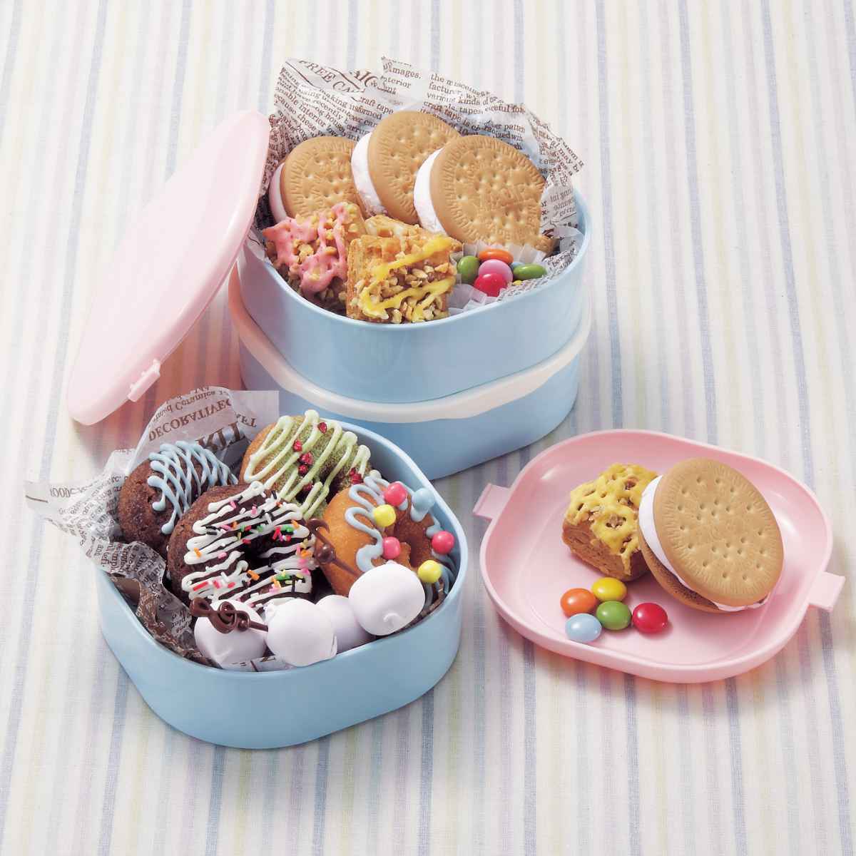 お弁当箱 ピクニックケース 3段×500ml （ ピクニックランチボックス お
