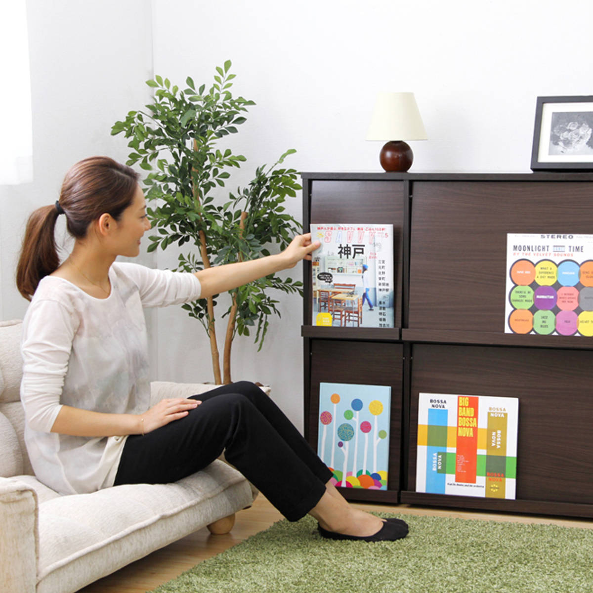 ホームテイスト（HOME taste） ディスプレイラック 幅92cm 2台組