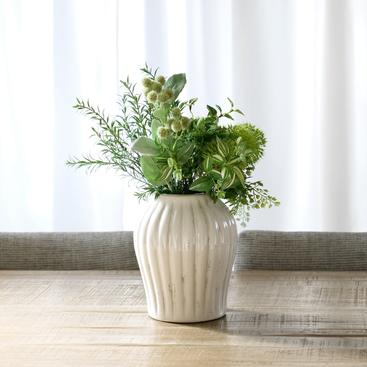 花瓶 セラミックベース 直径16.5×高さ20cm （ フラワーベース