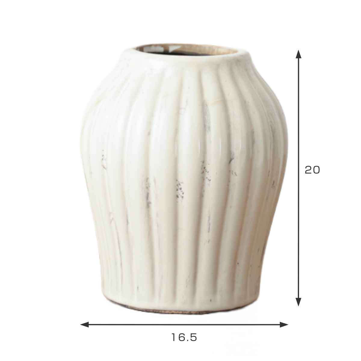 南島焼 花瓶・壺 口径約5cm 本体直径約13cm 高さ約13cm