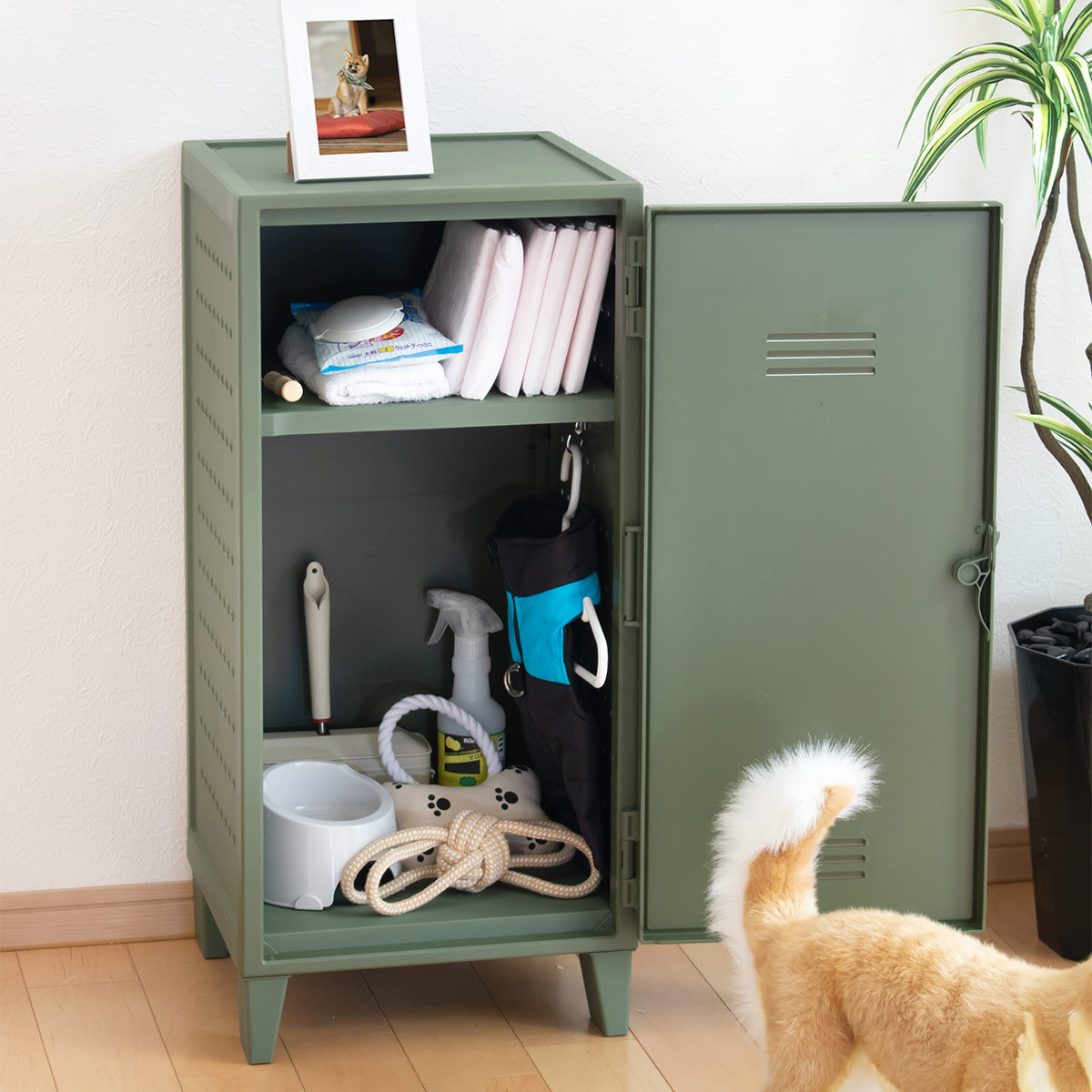 天馬 キャビネット VAZZO 2個セット 幅35.5×奥行35.5×高さ76.5cm ペグ