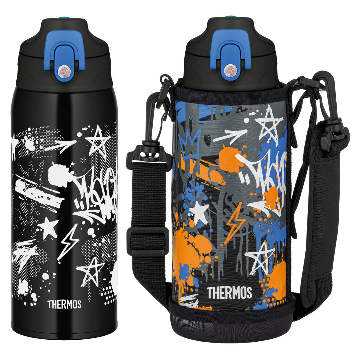 THERMOS（サーモス） 水筒 800ml 2way コップ付き 直飲み ステンレス