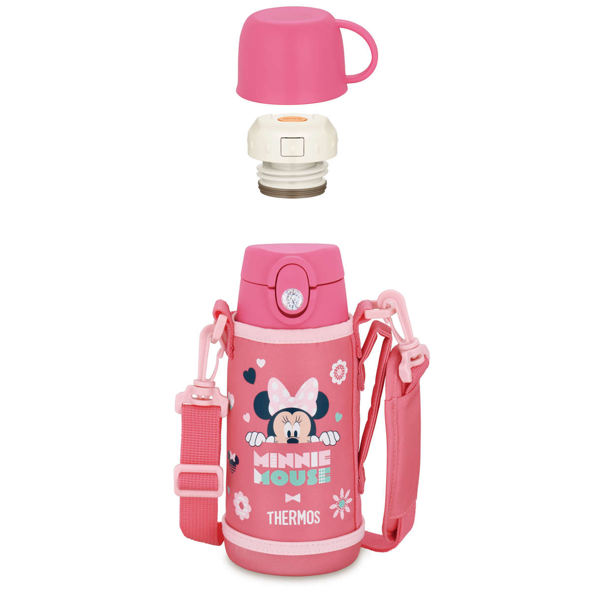 THERMOS（サーモス） 水筒 600ml 2way ストロー コップ ミッキーマウス 