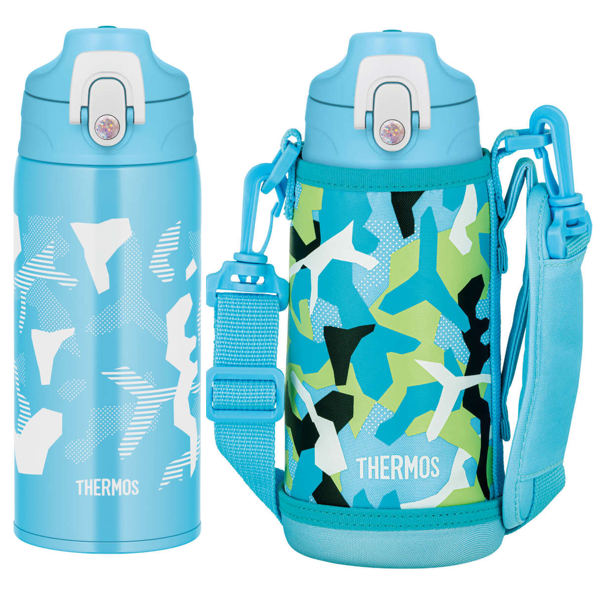 THERMOS（サーモス） 水筒 600ml 2way コップ付き 直飲み ステンレス