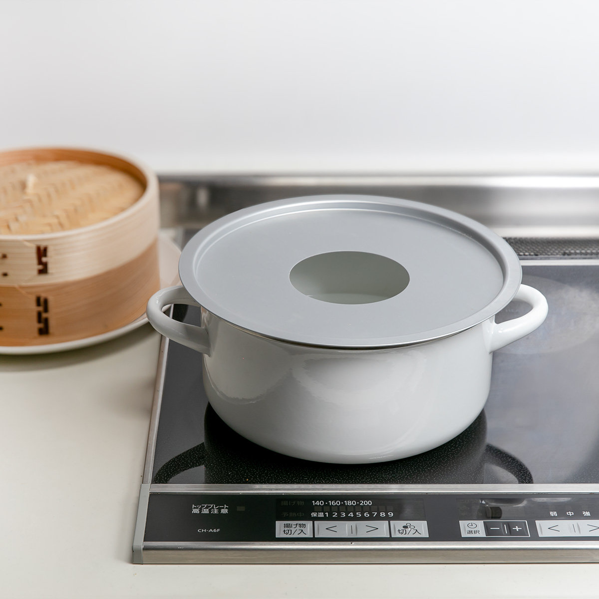 北陸アルミニウム 蒸し板 20cm 中華セイロ用受け台 アルミ製 日本製