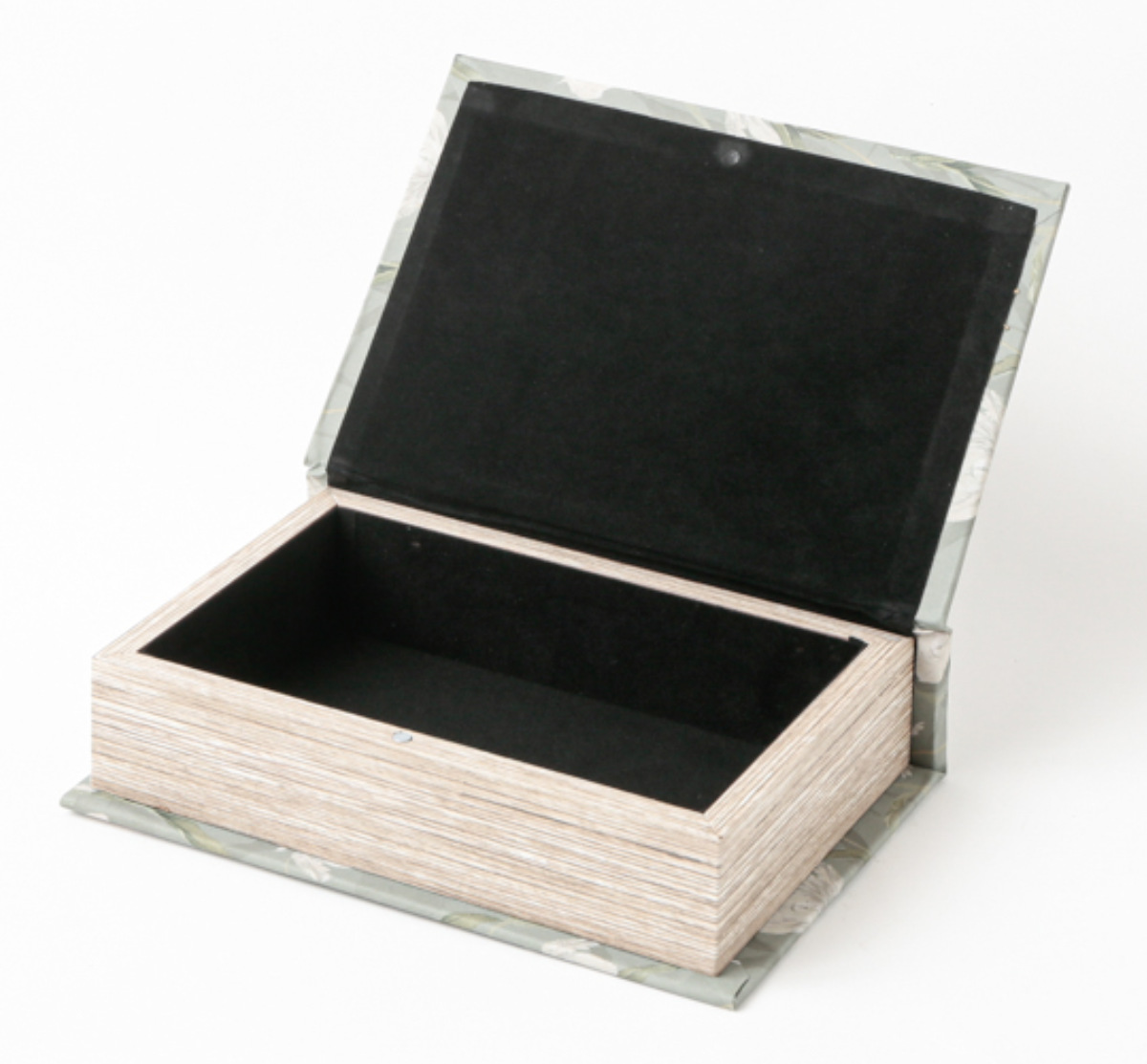 小物入れ ブックボックス L セージ （ 収納 ブック型 ボックス 小物