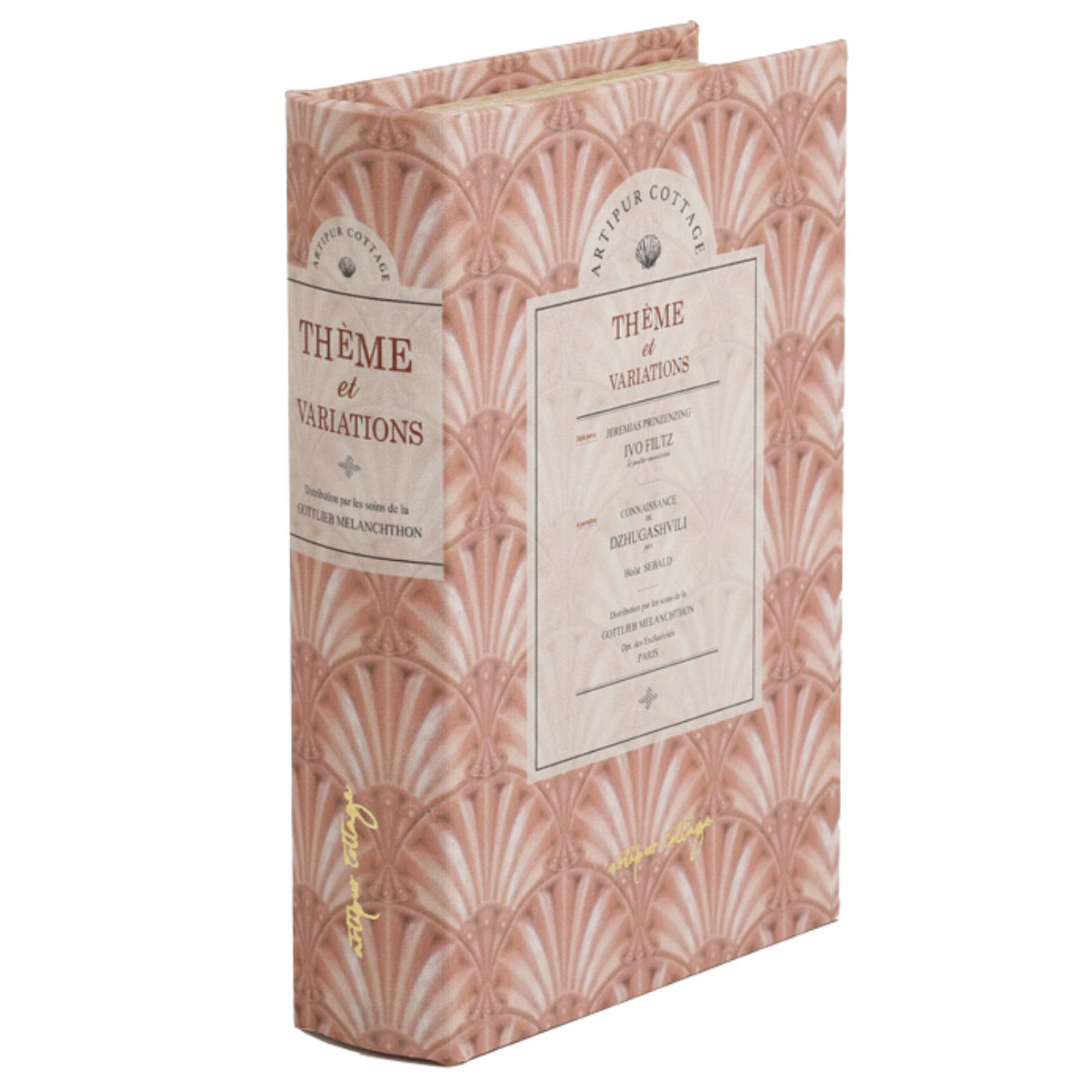 小物入れ ブックボックス L ピンク （ 収納 ブック型 ボックス 小物