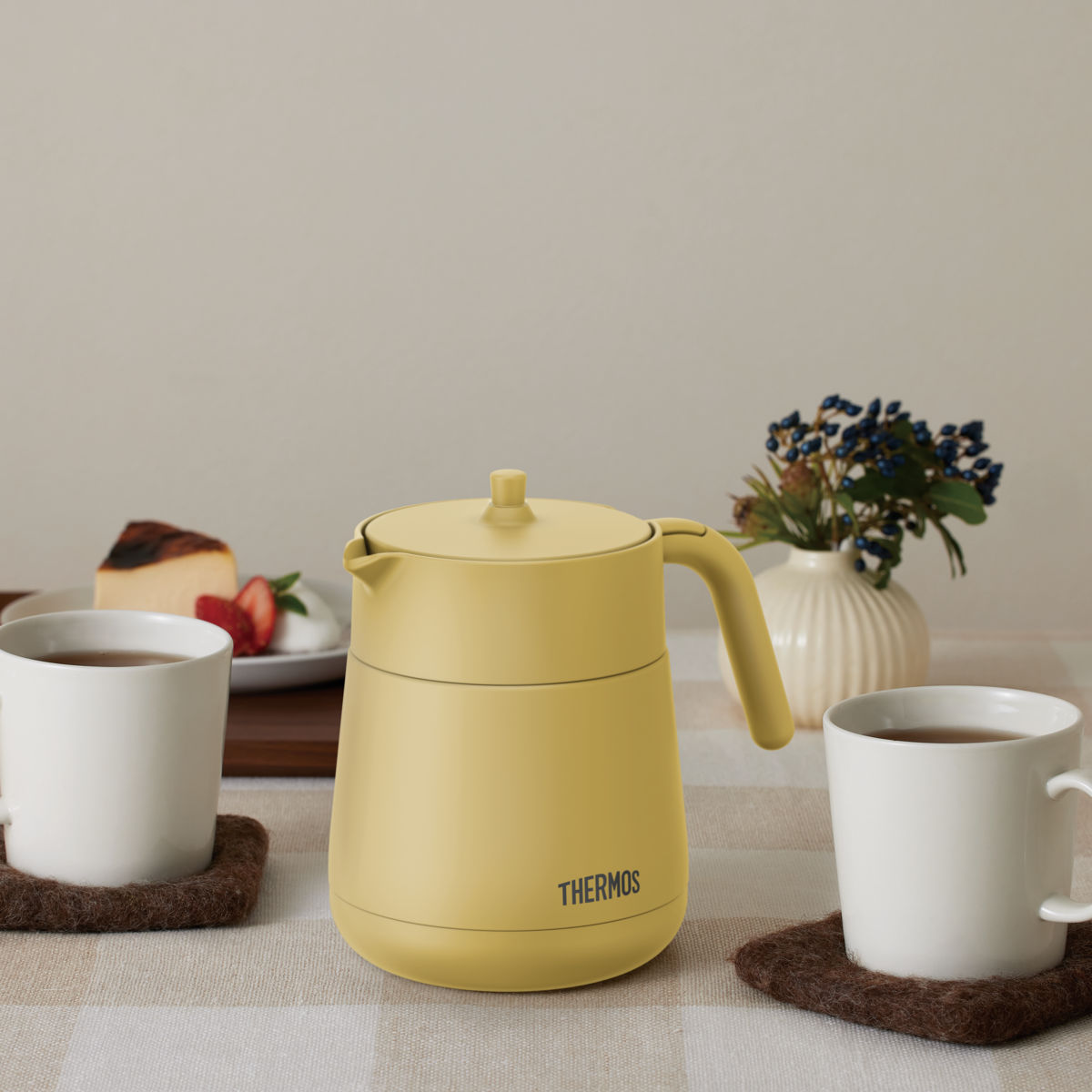 THERMOS（サーモス） ティーポット 真空断熱 700ml TTE-700 ステンレス