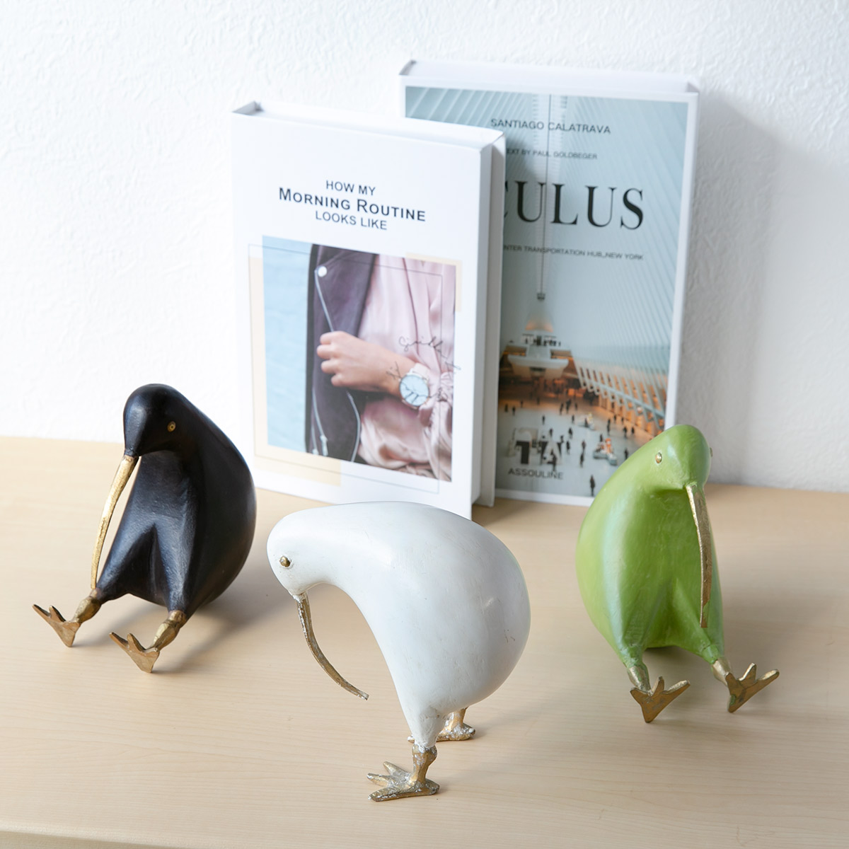 オブジェ キウイ Sサイズ マスコット 木製 （ キーウィ 鳥 かわいい