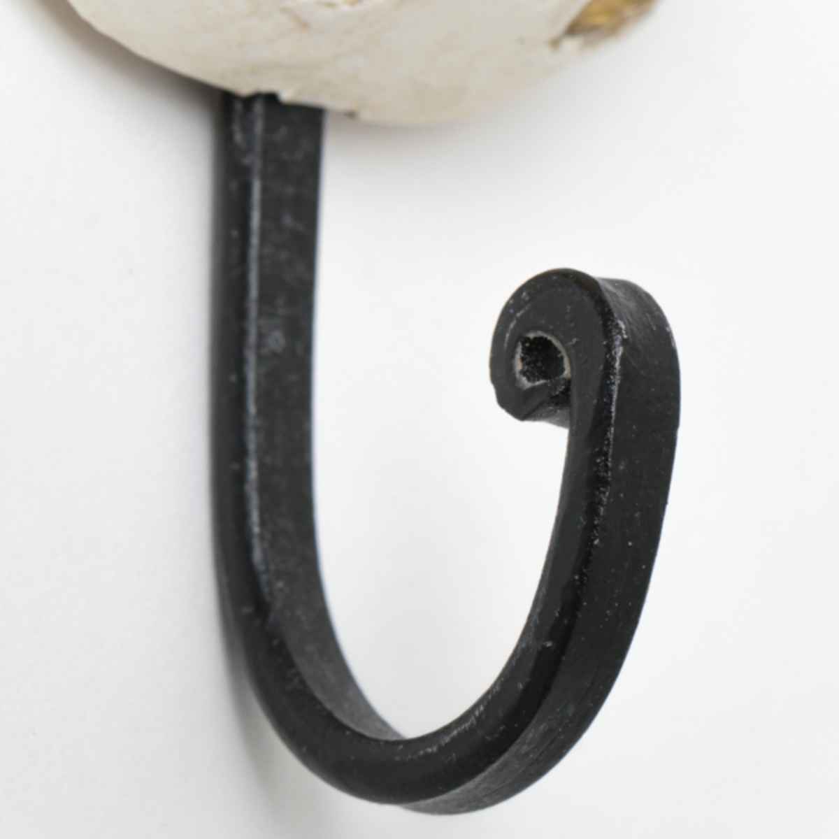 フック ウッドバードフック アイアン （ 壁掛けフック 壁 金具 天然木