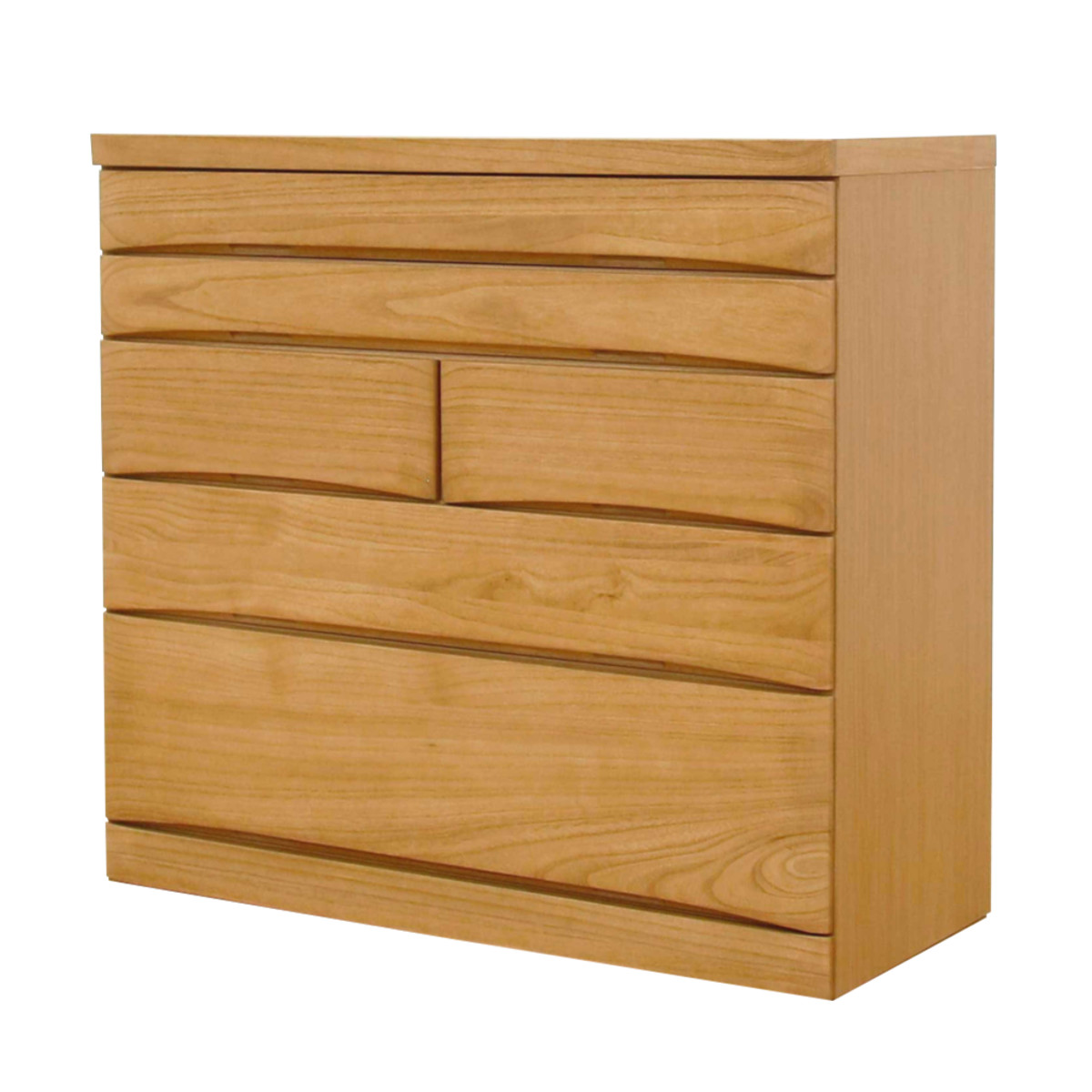 高級桐タンス　美品　丸田木工　② 丸田木工 総桐チェスト 5段 日本製 たんす 桐蔵 約幅102cm （ 開梱設置