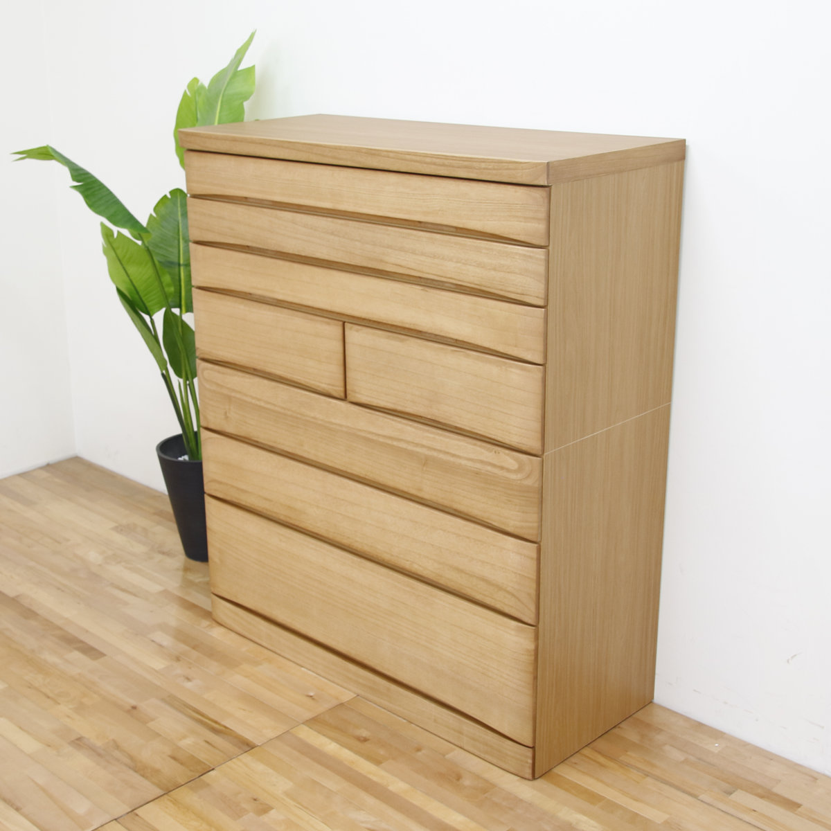 丸田木工 総桐チェスト 7段 日本製 たんす 桐蔵 約幅102cm （ 開梱設置