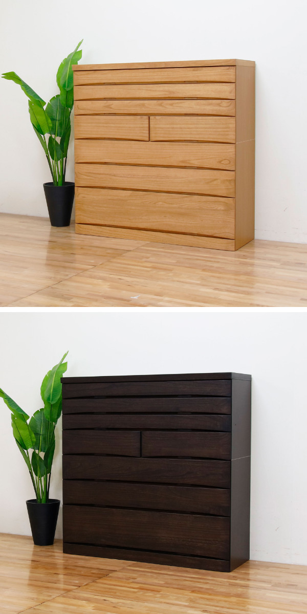 丸田木工 総桐チェスト 7段 日本製 たんす 桐蔵 約幅118cm （ 開梱設置