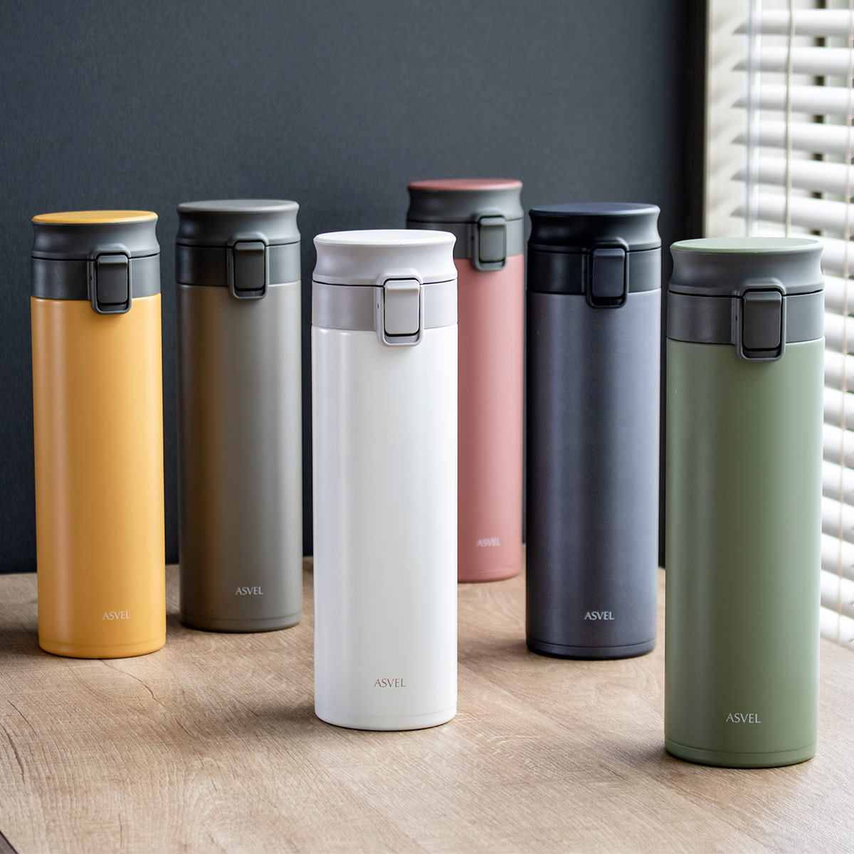 アスベル（ASVEL） 水筒 500ml 保温 保冷 真空断熱携帯タンブラー